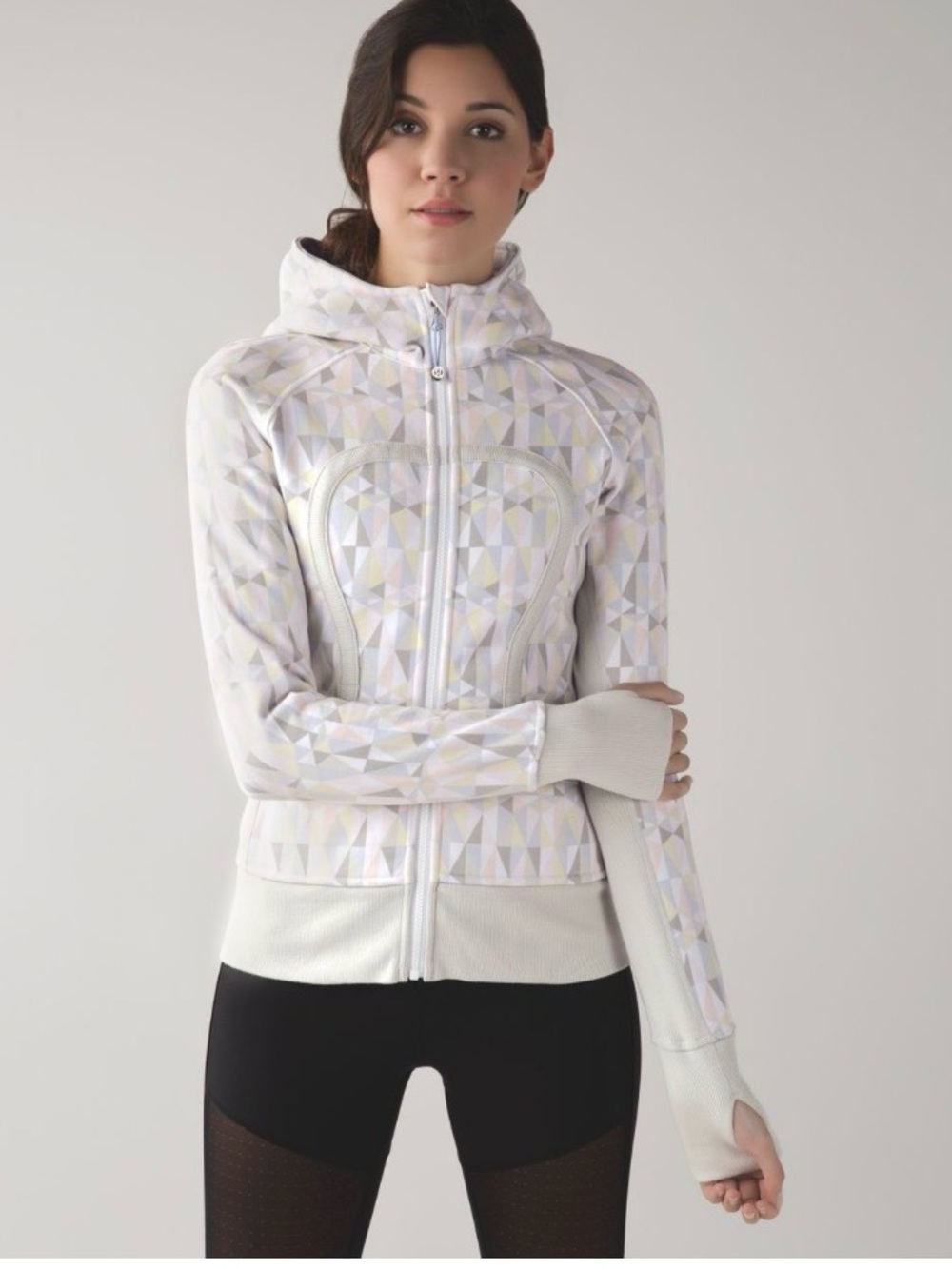 Lululemon Scuba Hoodie II/ Stained Glass/ Love White Neutral Blush/ Whisper Pink